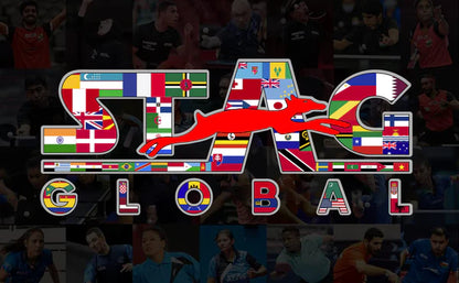 STAG GLOBAL Active 19 Table Tennis Table (2025 Model) With 2 Racket, 6 Balls, Clamp Net, 1 Cover