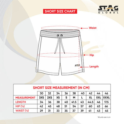 Stag Global Samoa Shorts (SH-2403) Black Color | Stag Global