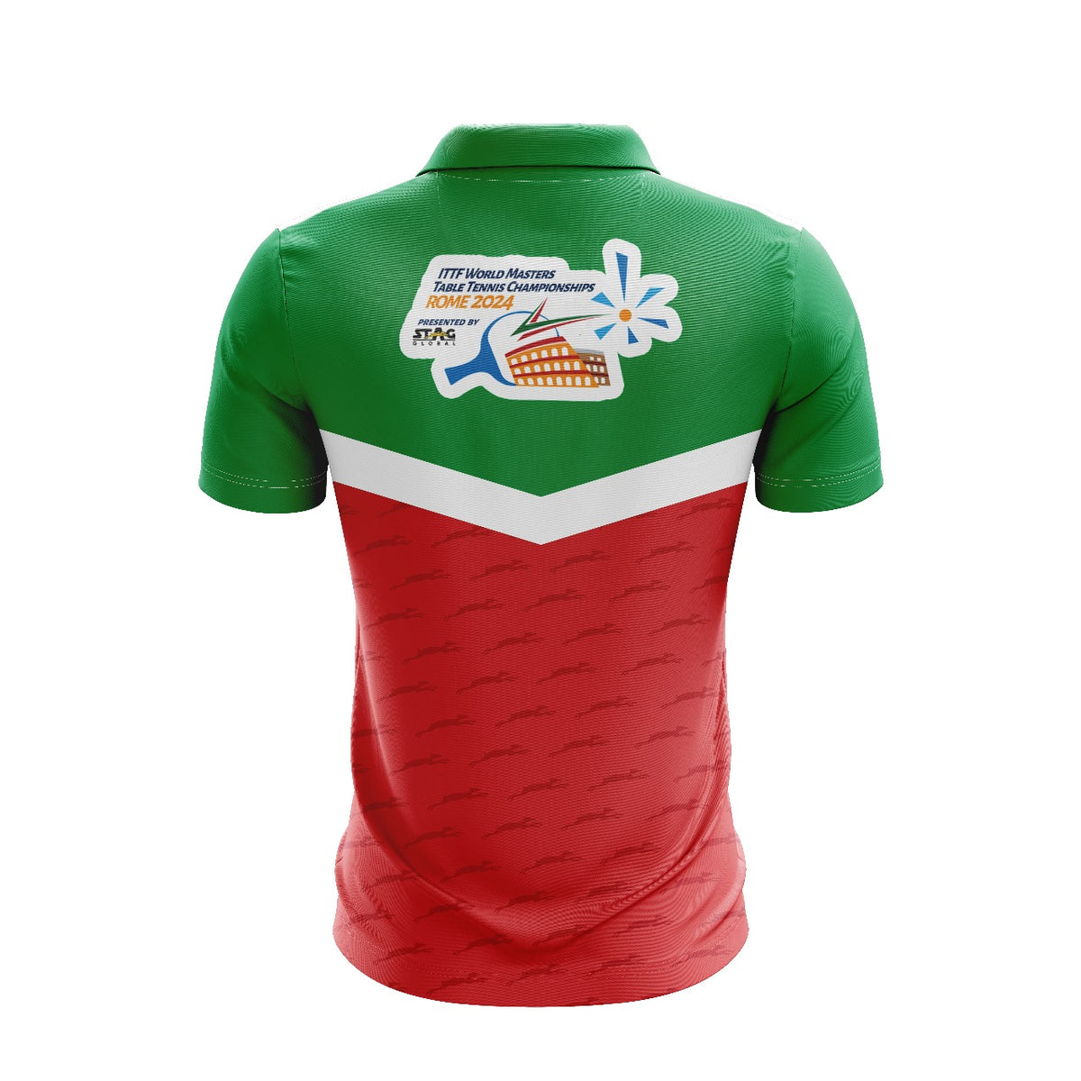 Stag Global Roma 24 T-Shirt | Red and Green color